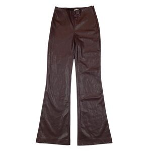 Wilfred Faux Leather Skinny Flare Leg Pant NWOT